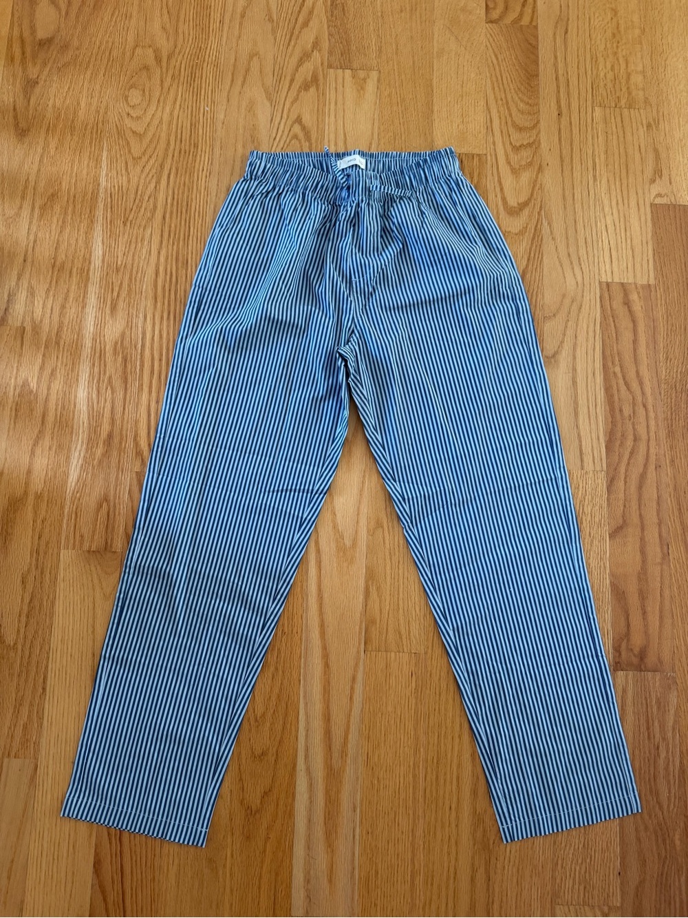 Mango brand Striped Blue Elastic-Waist boys Pants